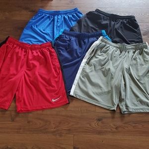 Lot of 5 men's athletic shorts
